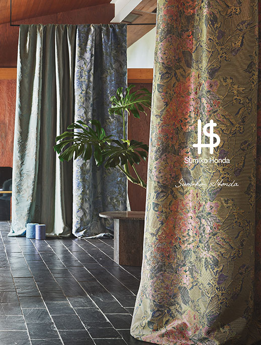 スミコホンダ　カーテン　ボッチョーロⅡ Sumiko Honda