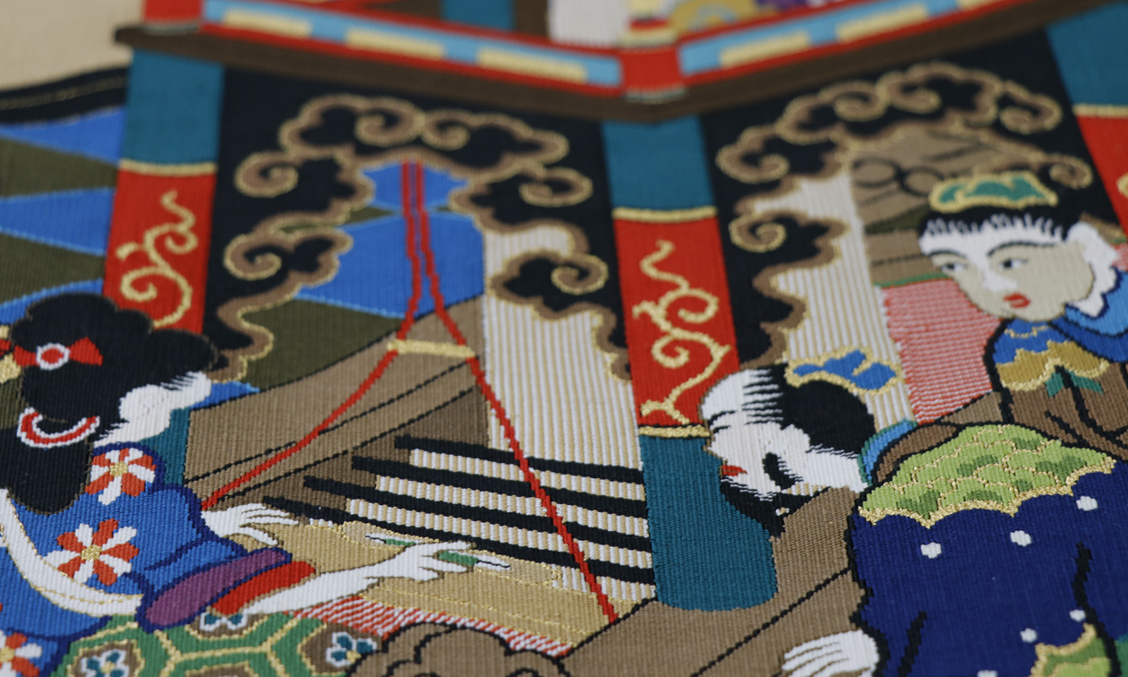 100年後に通じる織物を作る 文化庁長官表彰受賞 明石文雄の仕事