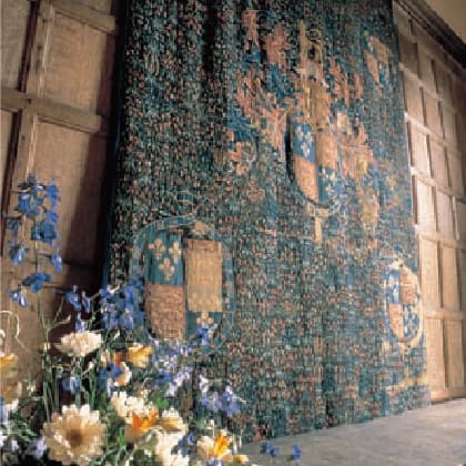 The tapestry inspired 'Haddon Hall' design