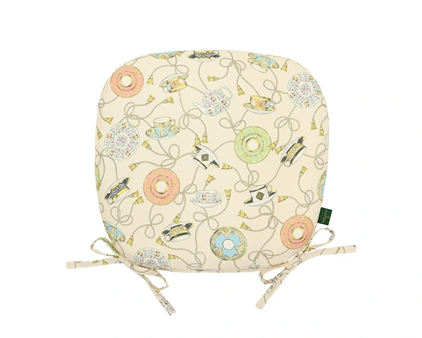 ダイニングシートクッション LN1204（Iアイボリー）