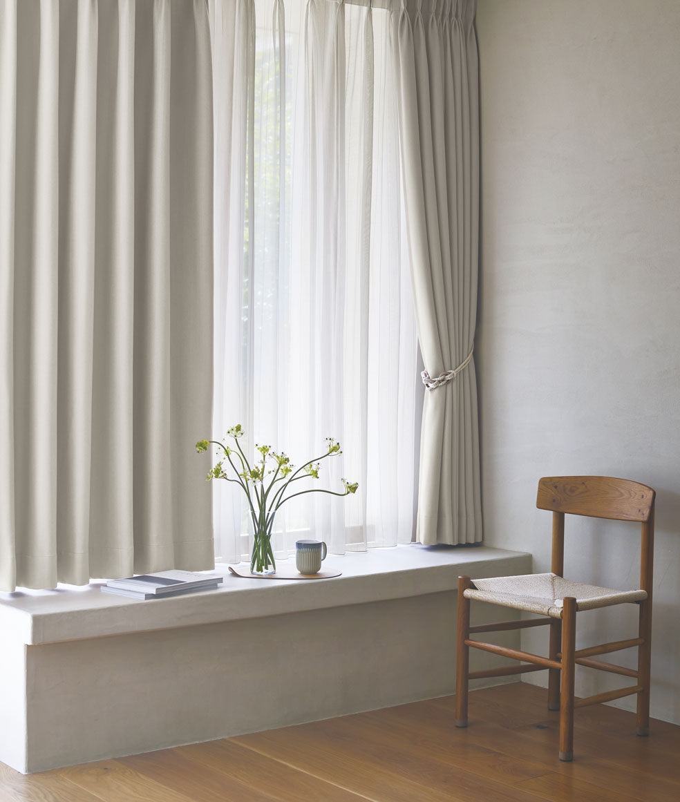 川島織物セルコン 形態安定 グレーカーテン 川島織物セルコン 形態安定 グレーカーテン TT9157 - カーテン